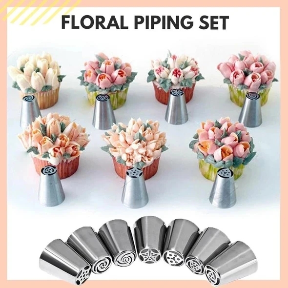 【🎁​CHRISTMAS PROMOTIONS 🔥-50% OFF】Cake Decor Piping Nozzle Set