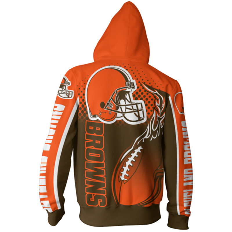 CLEVELAND BROWNS 3D HOODIE CCBB008