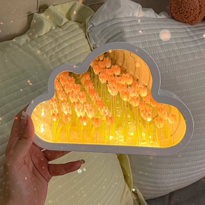 Forever Cloud Mirror Tulips