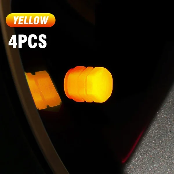 🔥Last Day Promotion - 50% OFF🔥 Glow in The Dark Valve Caps (Universal Fits Any Car)