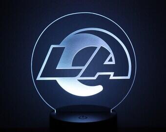 LOS ANGELES RAMS 3D LED LIGHT LAMP