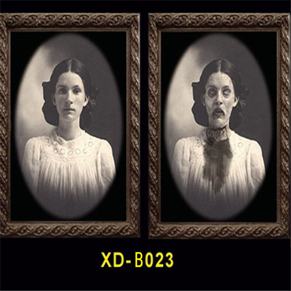 💝Halloween Special Gift -Victorian Style Hologram Picture With Frame