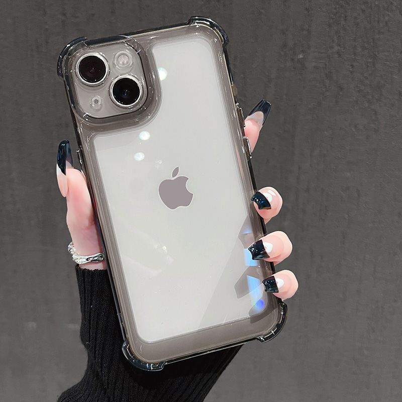 Transparent Four-corner Airbag Drop-proof Case Cover For iPhone