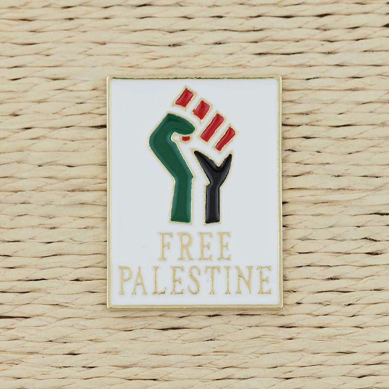 Free Palestine Flag Pin