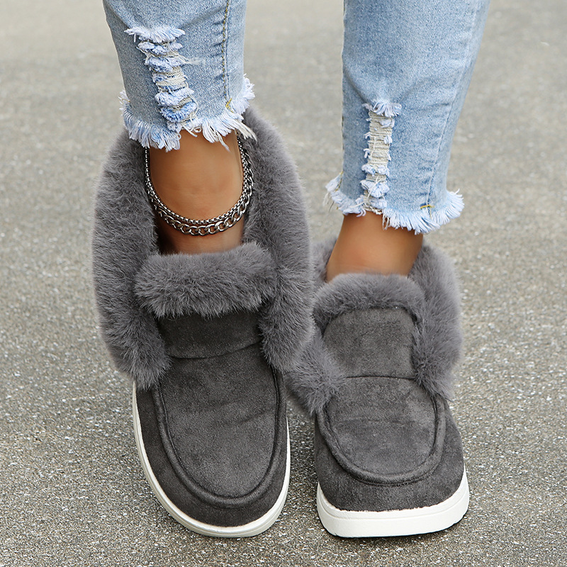 ❄Ladies Ankle Boots - [50% OFF LAST DAY] Winter Warm Plush Fur Snow Boots (True to size) -BUY 2 FREE SHIPPING