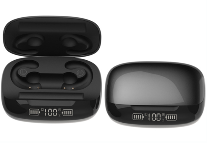 True Wireless Earphones - HIFI Stereo & Intelligent Noise Reduction Sport Waterproof Earbuds with Charging Case LED Screen