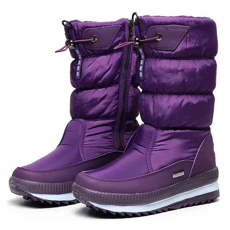 Women's Winter Thickened Waterproof Anti-skid Cotton Boots