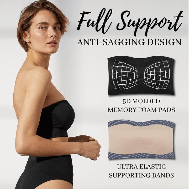 (Last Day Flash Sale-50% OFF) 2PCS/SET Full Support Seamless Bandeau-BUY 2 SETS FREE SHIPPING