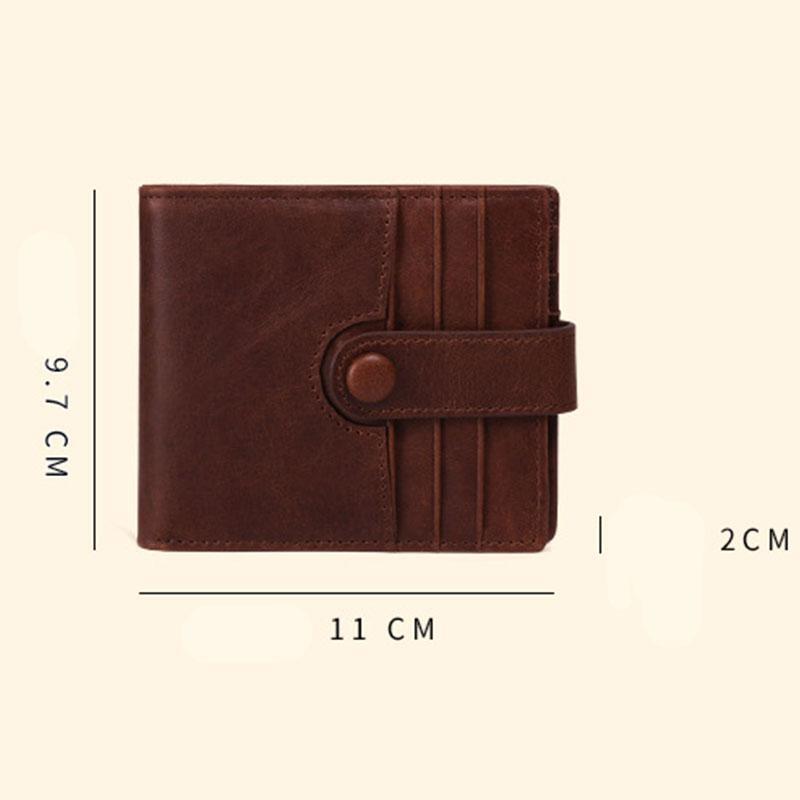 RFID Anti-theft  Vintage Business Short Wallet
