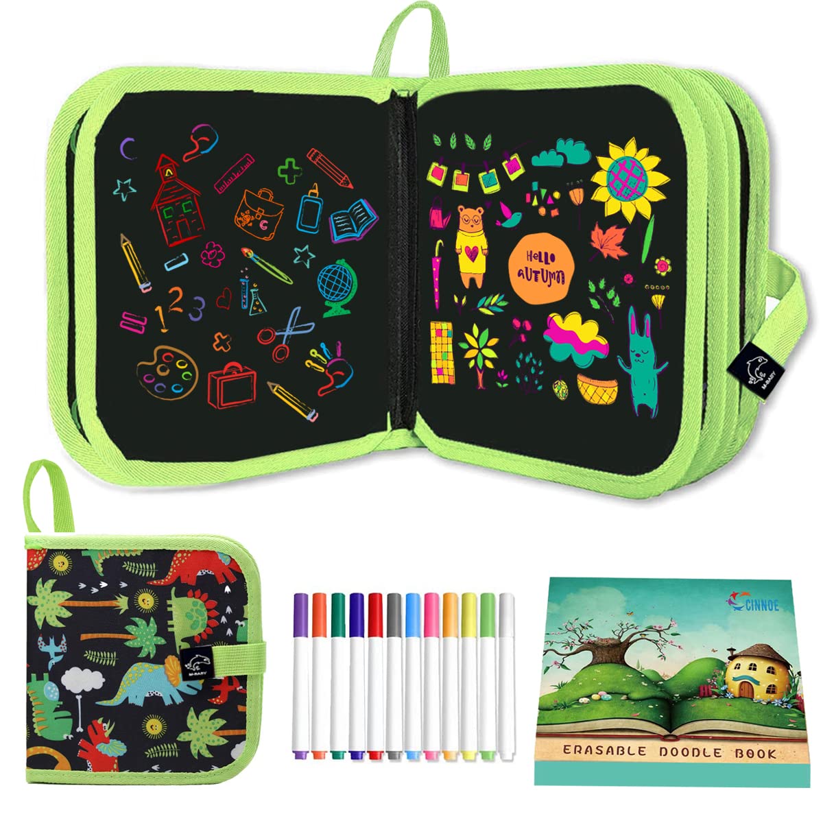 (🎅EARLY CHRISTMAS SALE - 48%OFF NOW) Kids Erasable Doodle Book Set - BUY 2 GET 1 FREE NOW!