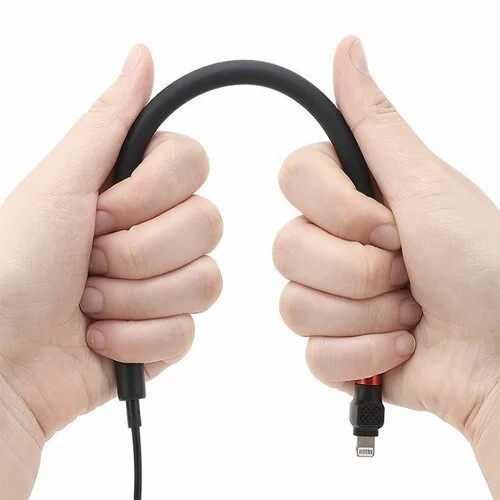 3 in 1 Fast Charging Universal Mobile Phone Holder Data Cable for iPhone, Android, Type-C