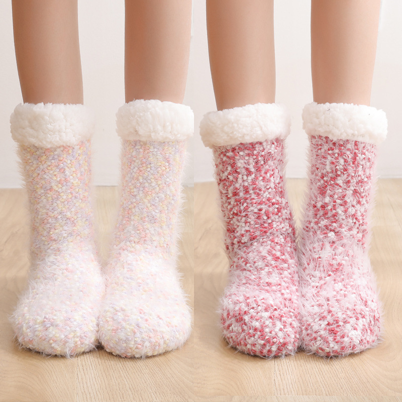 Ladies Soft Warm Cozy Slipper Socks