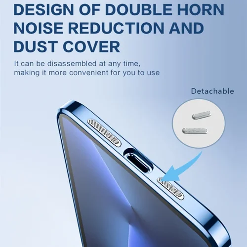 Clean Lens Electroplated Transparent Drop-proof Case For iPhone