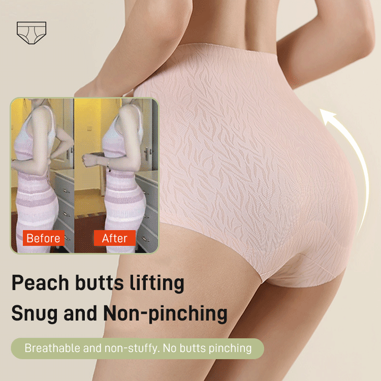 (🔥Hot Sale-50%OFF）- 🌷Fresh Seamless High Waist Hip Lifting Tummy Control Panties