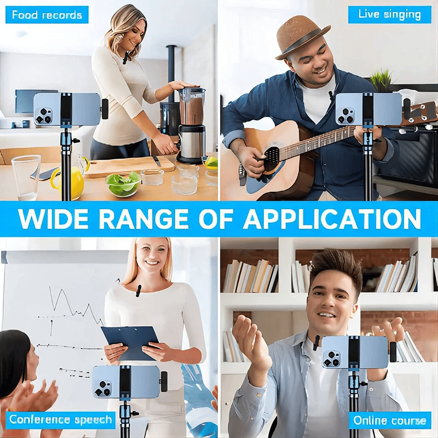 New Wireless Lavalier Microphone--Hot Sale Now🔥