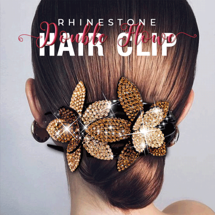 (Last Day Promotions-50% OFF) Rhinestone Hair Bun Claws Holders — Buy 1 Get 1 free