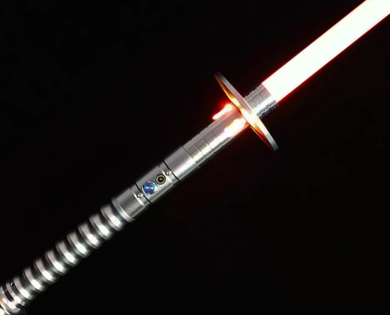 Lightsaber N, Saberforge, Lightsaber hilt with blade, Removable PC blade, with USB charging cable, RGB 12 color, 10  sound, dark saber