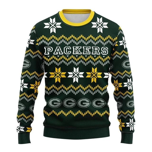 GREEN BAY PACKERS 3D CHRISTMAS HOODIE ABC05