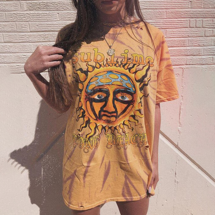 Yellow Sublime Sun Tee - asae