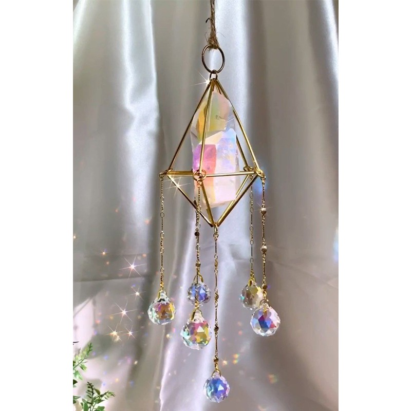 Crystal Suncatchers Decor-Handmade Timeless Treasure Wind Chimes
