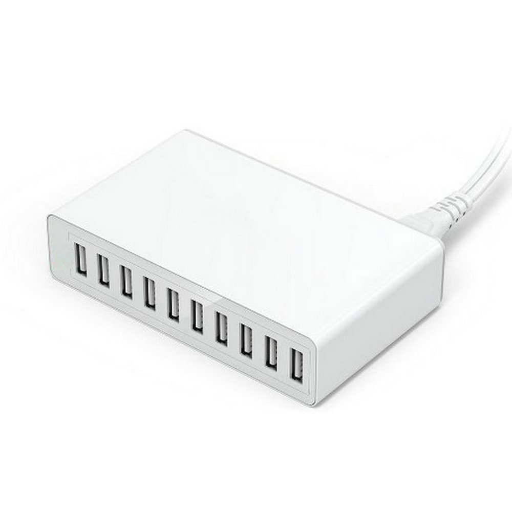 60W 10 Port USB Smart Charger