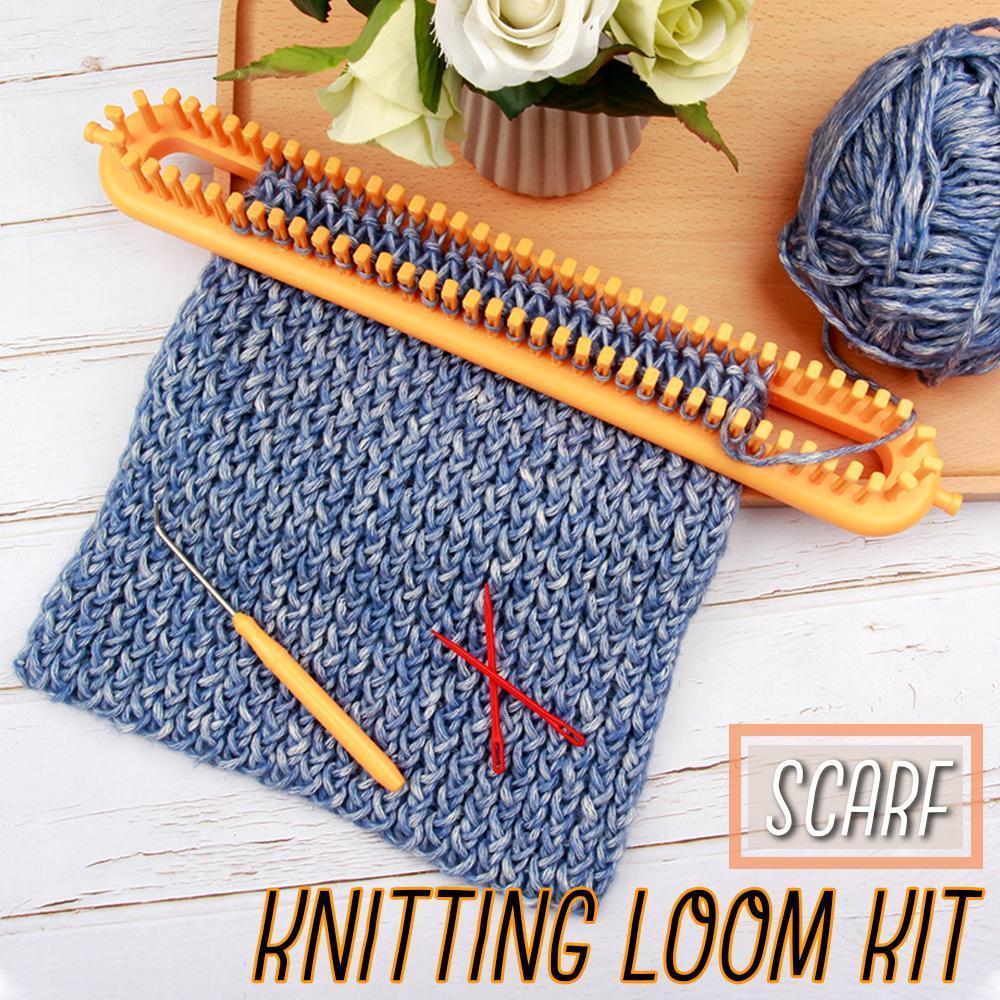 (🔥Christmas Hot Sale-SAVE 50% OFF) Scarf Knitting Loom Kits -Buy 3 Get 1 Free Now