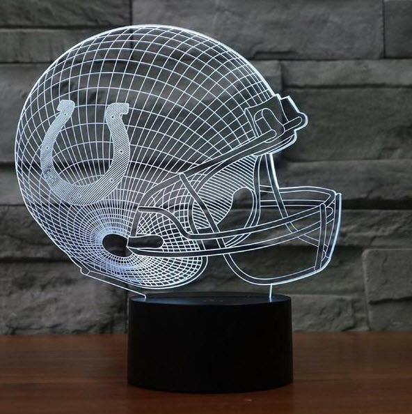 INDIANAPOLIS COLTS 3D LED LIGHT LAMP