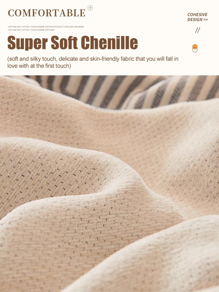 Reversible Chenille Sofa Cover