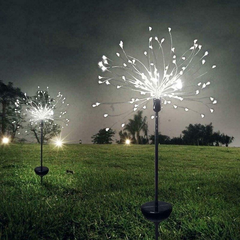 ( Last Day Promotions - 50% OFF)🔥Waterproof  Solar Garden Fireworks Lamp