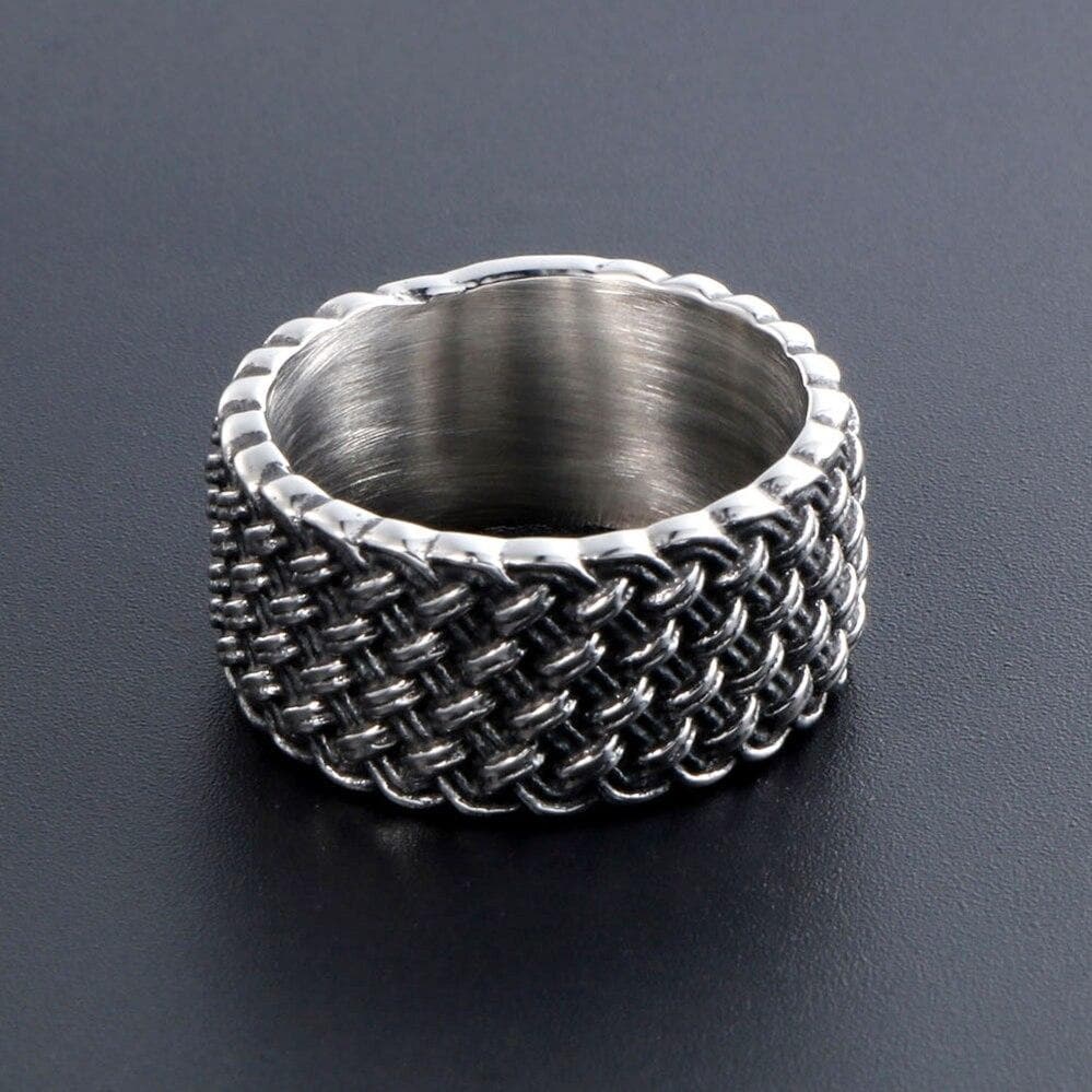 BRAIDED WIDE -RING