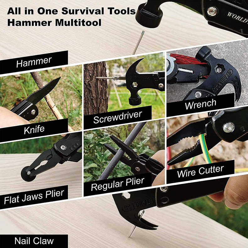 (🔥3rd Anniversary Sale)Portable MultiTool With Hammer, Screwdrivers, Nail Puller-Buy 2  Get 10% Off & Free Shipping