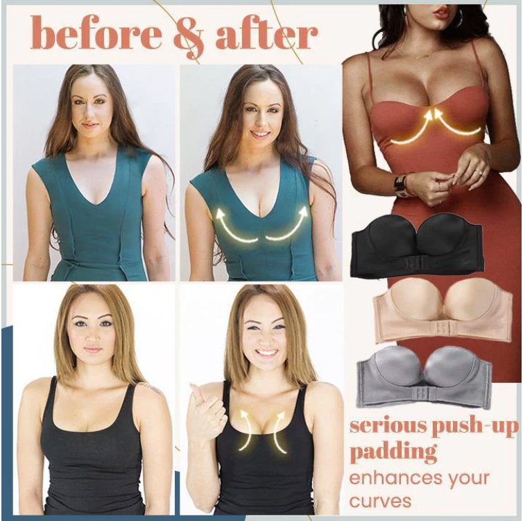 Strapless Push Up Bra - Special 25% OFF