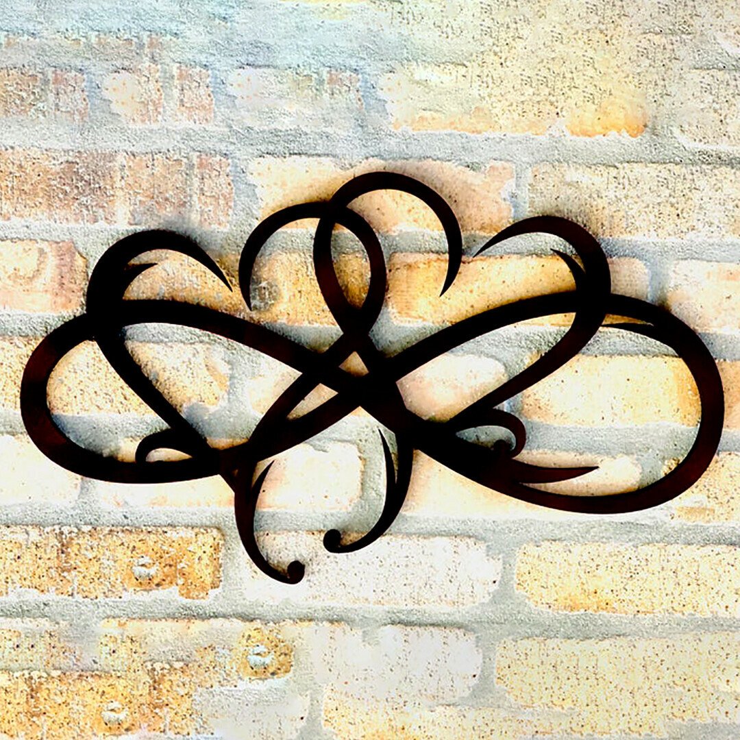🔥Last Day Promotion 49% OFF - 💞Infinity heart-Steel wall decor Metal Wall art