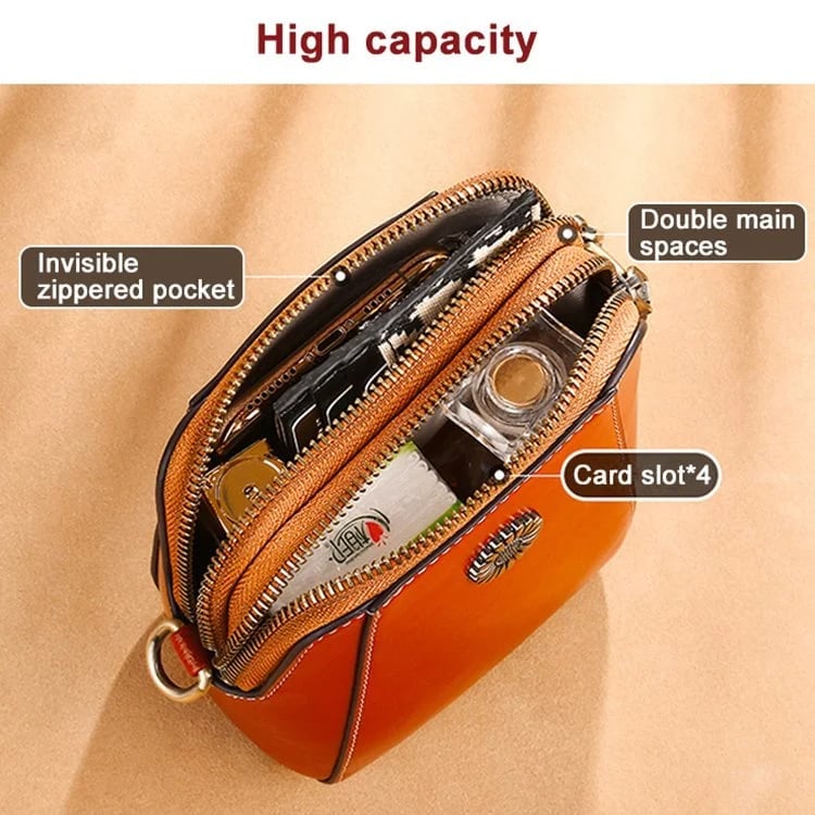 👜RETRO All-match vertical cellphone bag