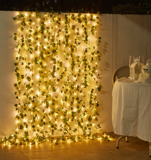 Solar Rattan Lights