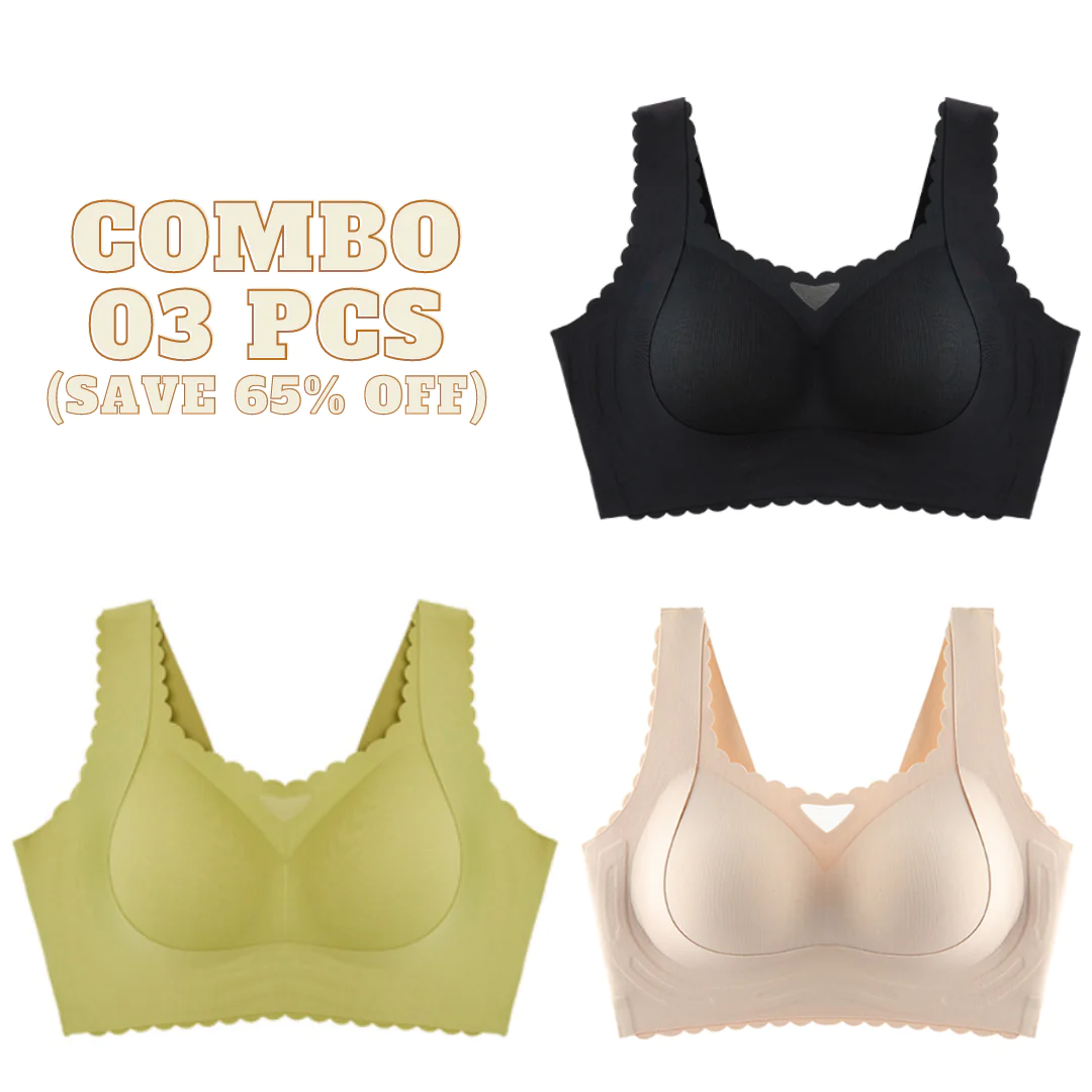 Sweet Smooth – Scalloped Design Natural Uplift Bra