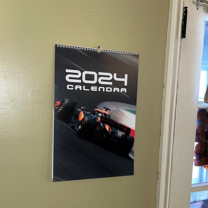 2024 F1 Wall Calendar mpnice