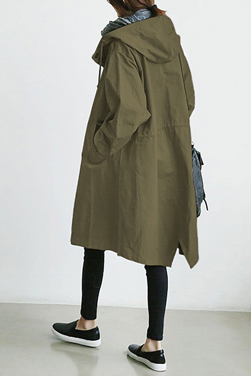 🔥 Last Day 70%OFF🔥 Hooded Trench Coat