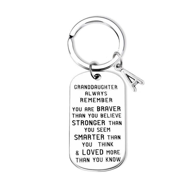 🌹  LAST DAY 70% OFF⇝ 💓 To My Grandson Granddaughter  Gift Lettering Keychain