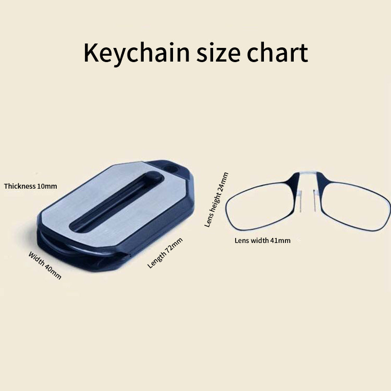 Unisex Legless Nose Clip Presbyopic Glasses Mini Portable（Buy 2 Free Shipping）