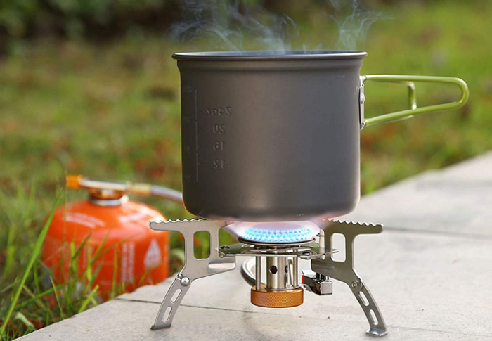 Windproof Portable Gas Stove - 3500W Strong Firepower Foldable Camping Burner for Outdoor