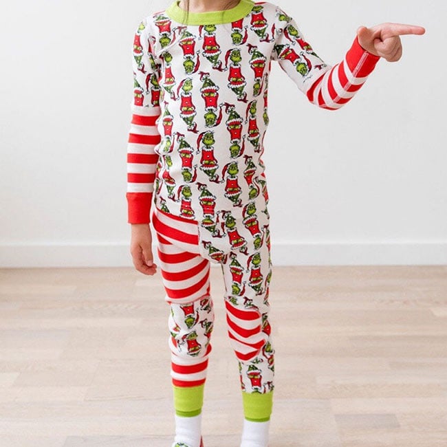 Stripes Long-sleeved Home Matching Christmas Pajamas