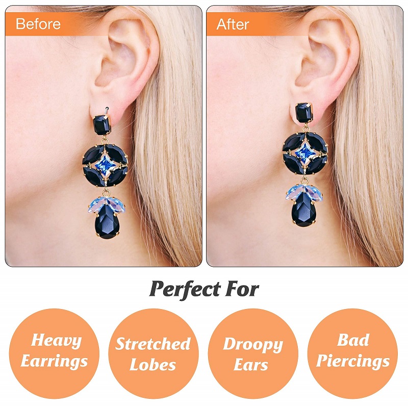 Earring Lifters (Nickel Free) - Buy 2 Pair get 2 Pair Free NOW
