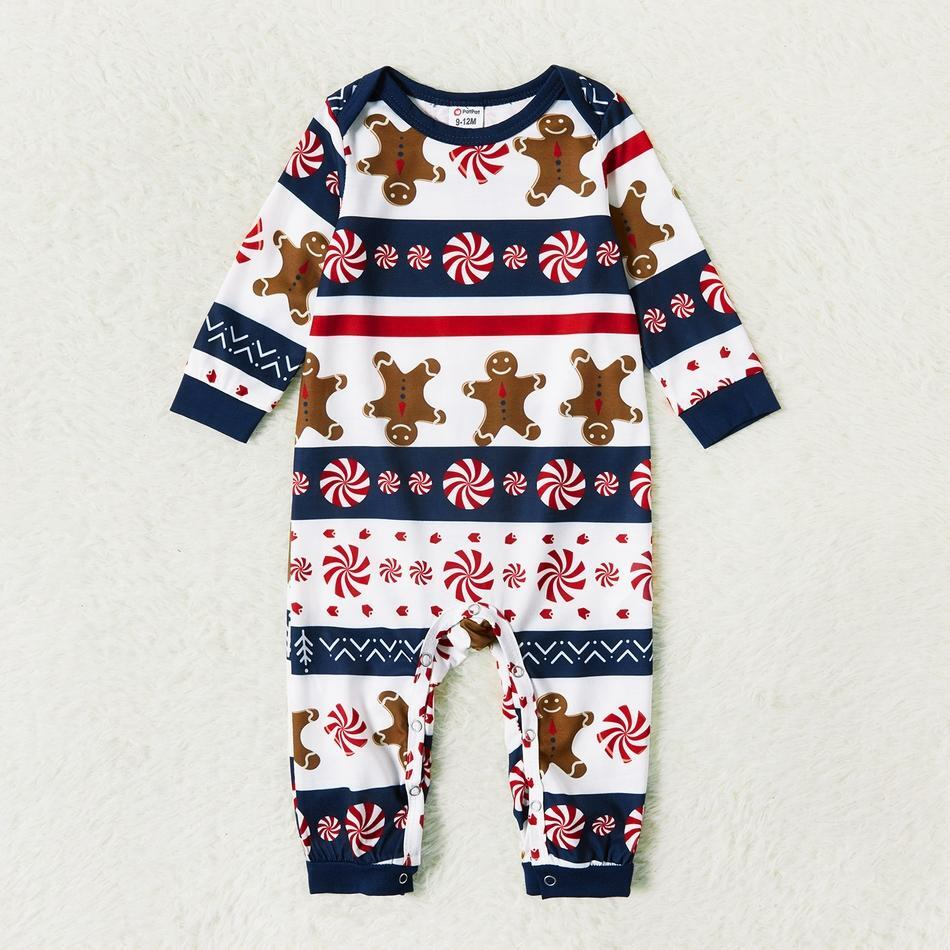 Christmas Letter Print Family Matching Pajamas Sets