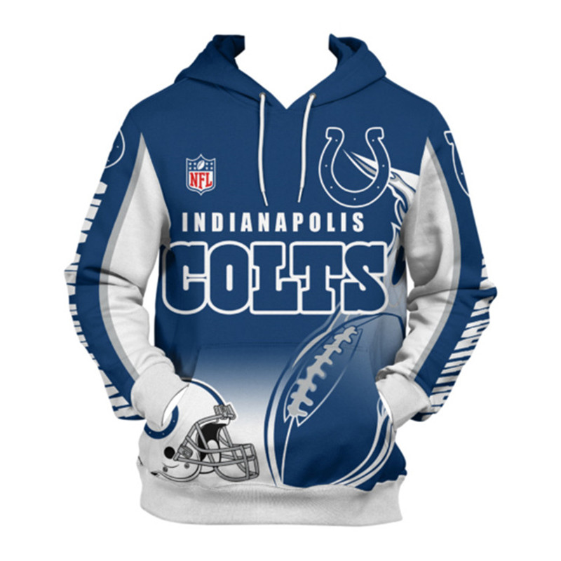 INDIANAPOLIS COLTS 3D HOODIE IICC009