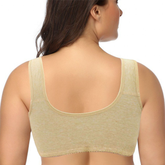SweetFloral – Full Cotton Front Closure Bra