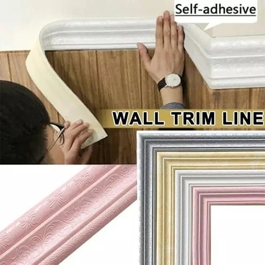 🔥50% OFF Last Day Sale - Self-Adhesive 3D Wall Edging Strip (7.55 Feet)-BUY 5 GET 5 FREE (SAVE 20% OFF & FREE SHIPPING)