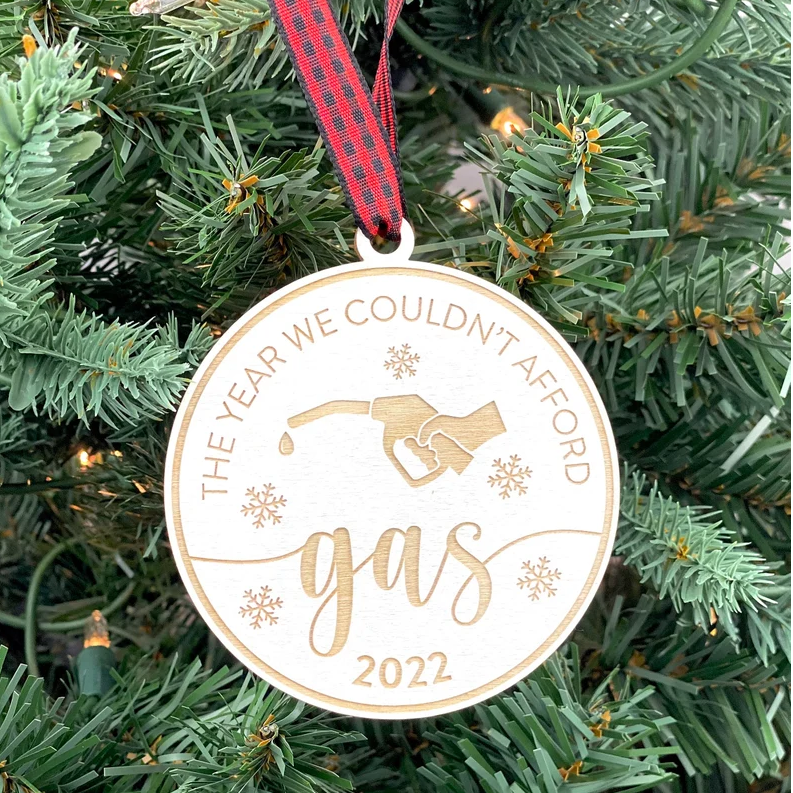 2022 Christmas Ornament- Gas Prices Ornament