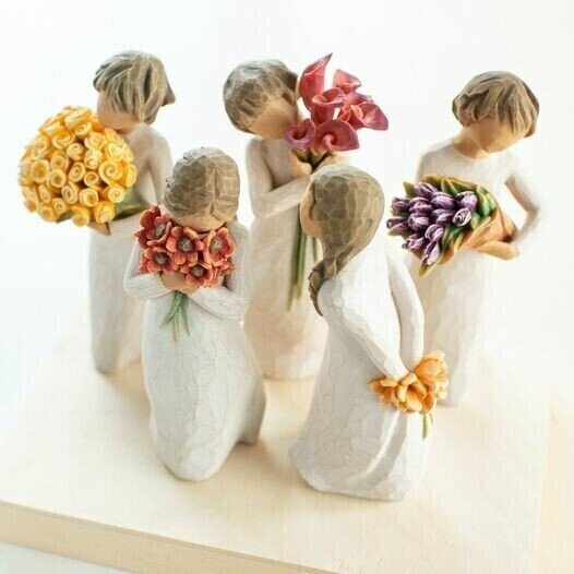 Flower of Friendship, Hand Carving-- A tribute to your friendship