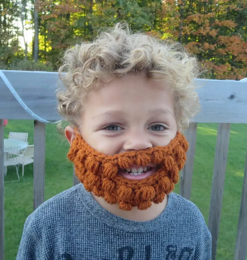 Crochet Beard Unisex Novelty Winter Warm